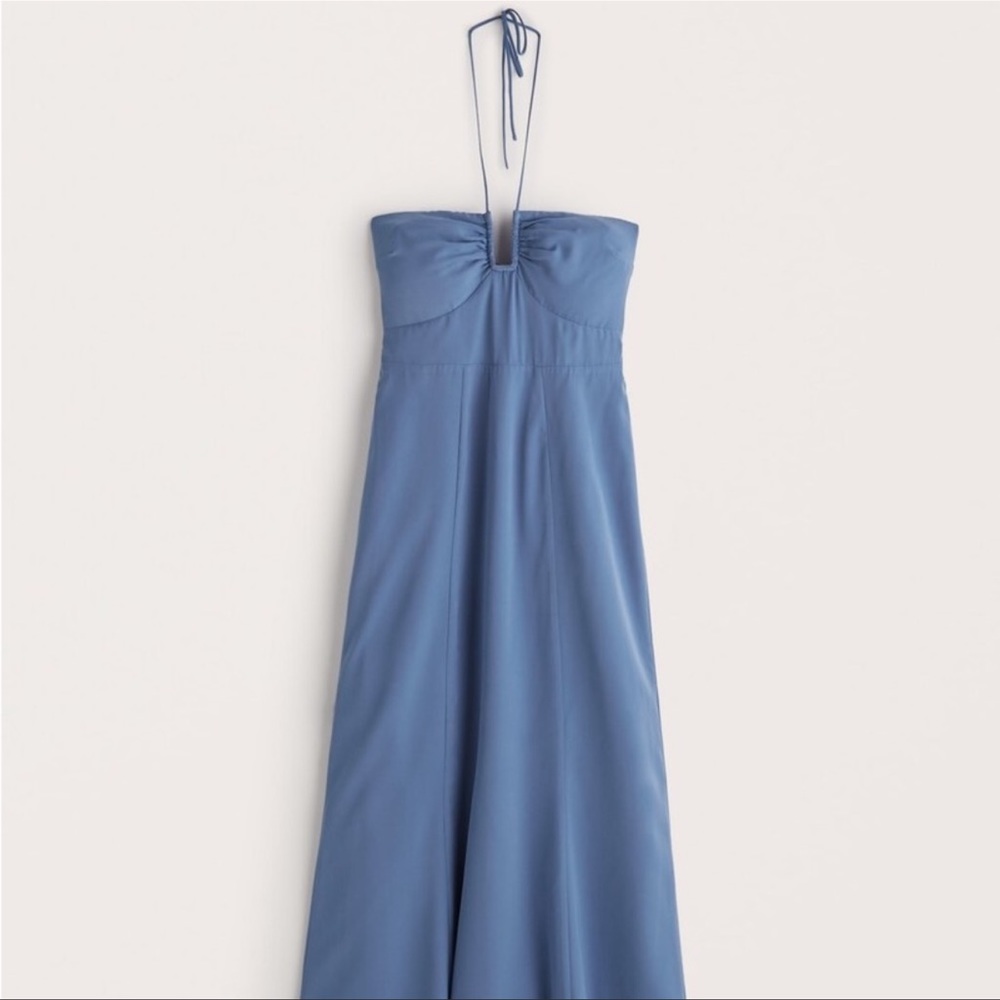 NWT Abercrombie & Fitch Halter Maxi Dress
